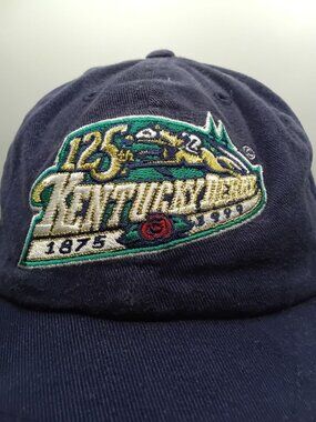 Kentucky Derby Hat 125th May 1999 Strap Back Curved Brim